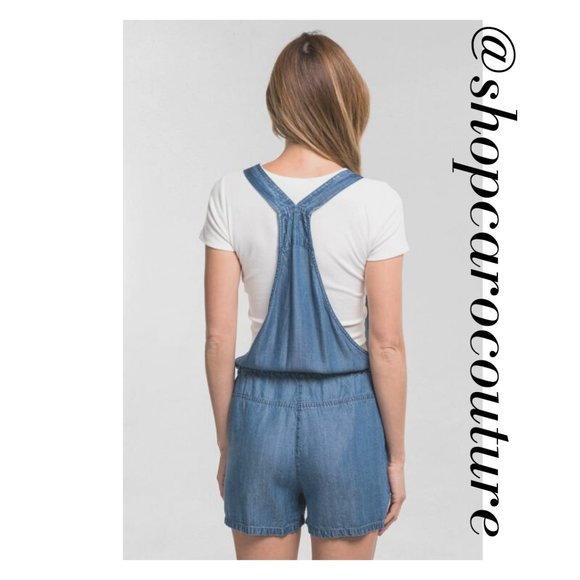 LAST!! Lovestitch Overall Shorts/Romper, NWT - size medium - Picture 5 of 5